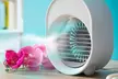 1 ou 2 mini ventilateurs Koolizer humidificateurs et diffuseurs d'arômes d'InnovaGoods - Second Medium