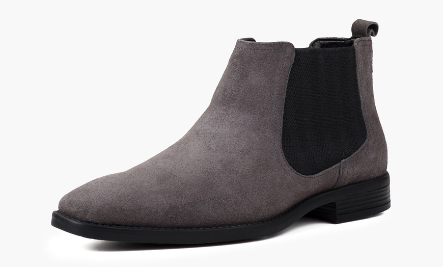 Image 10: Redfoot Men's Suede Chelsea Boots