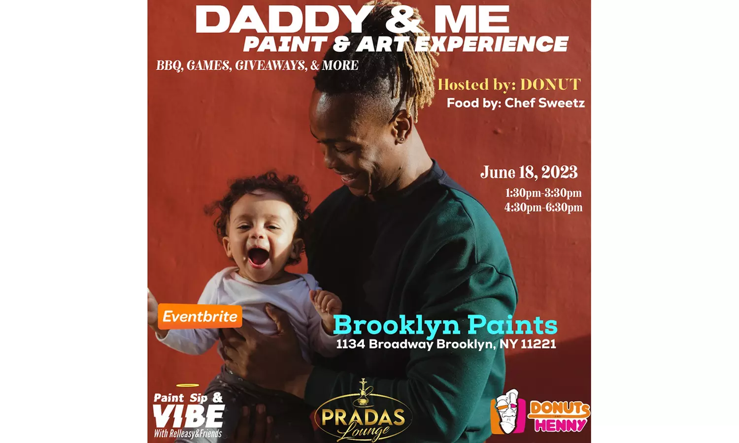 One, Two, or Four Tickets to Daddy & Me Paint and Art Experience (Up to 37% Off) - Primary Image