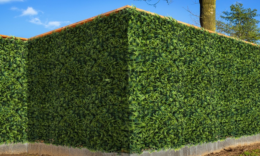 Image 12: Set of 10 Artificial Grass Vertical Garden Wall Mats