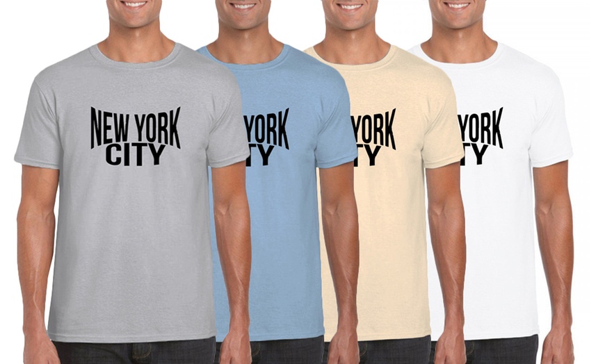 Image 1: Men's New York City T-Shirt