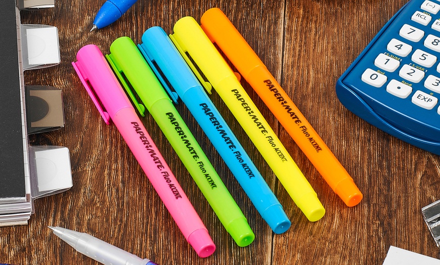 Image 2: Set of 5, 10 or 20 Paper Mate Highlighters