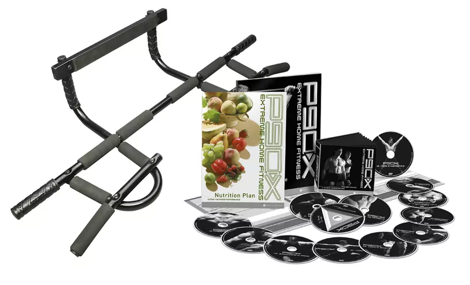P90X DVD Workout and Nutrition Kit with Chin-Up Bar. Free Returns. - Primary Image