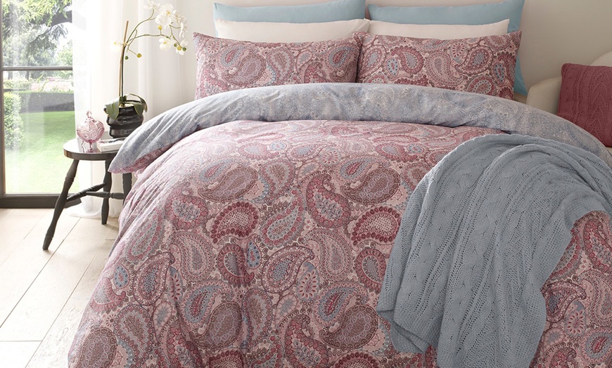 Image 13: Paisley Duvet Cover Set