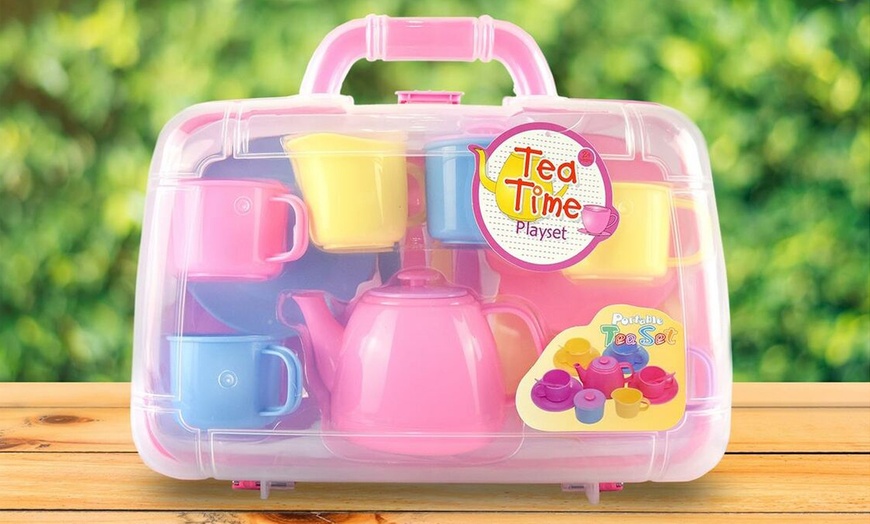 Image 16: Kids' Tea Party Play Set