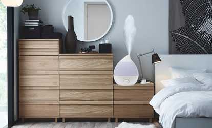 image for 8-in-1 Ultrasonic Teardrop Humidifier and Aroma Diffuser