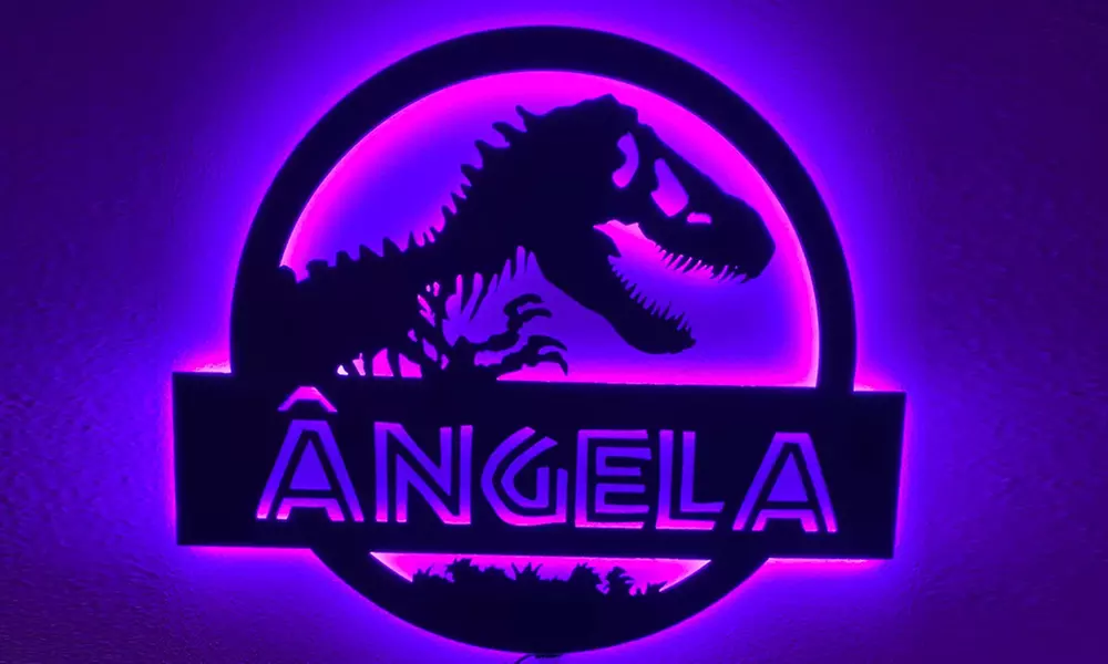 Personalisiertes Namens-Wandlicht