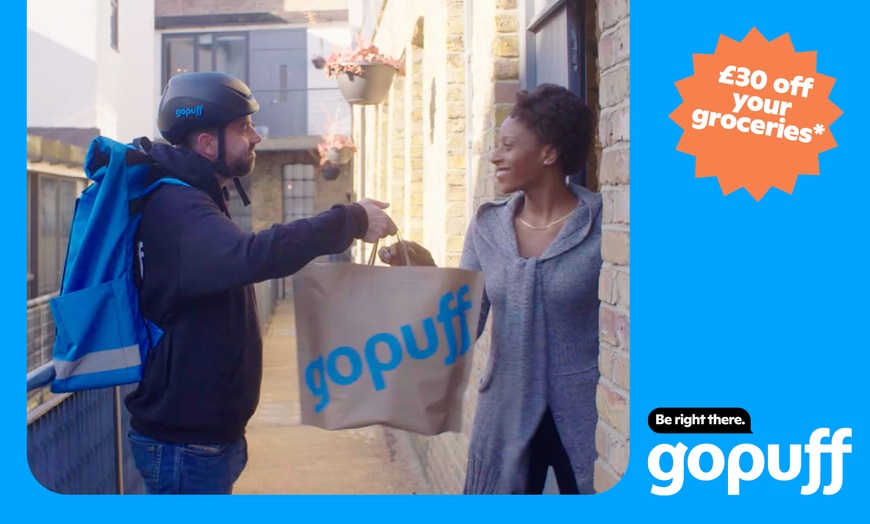 Image 5: £10 discount on your first three Gopuff orders