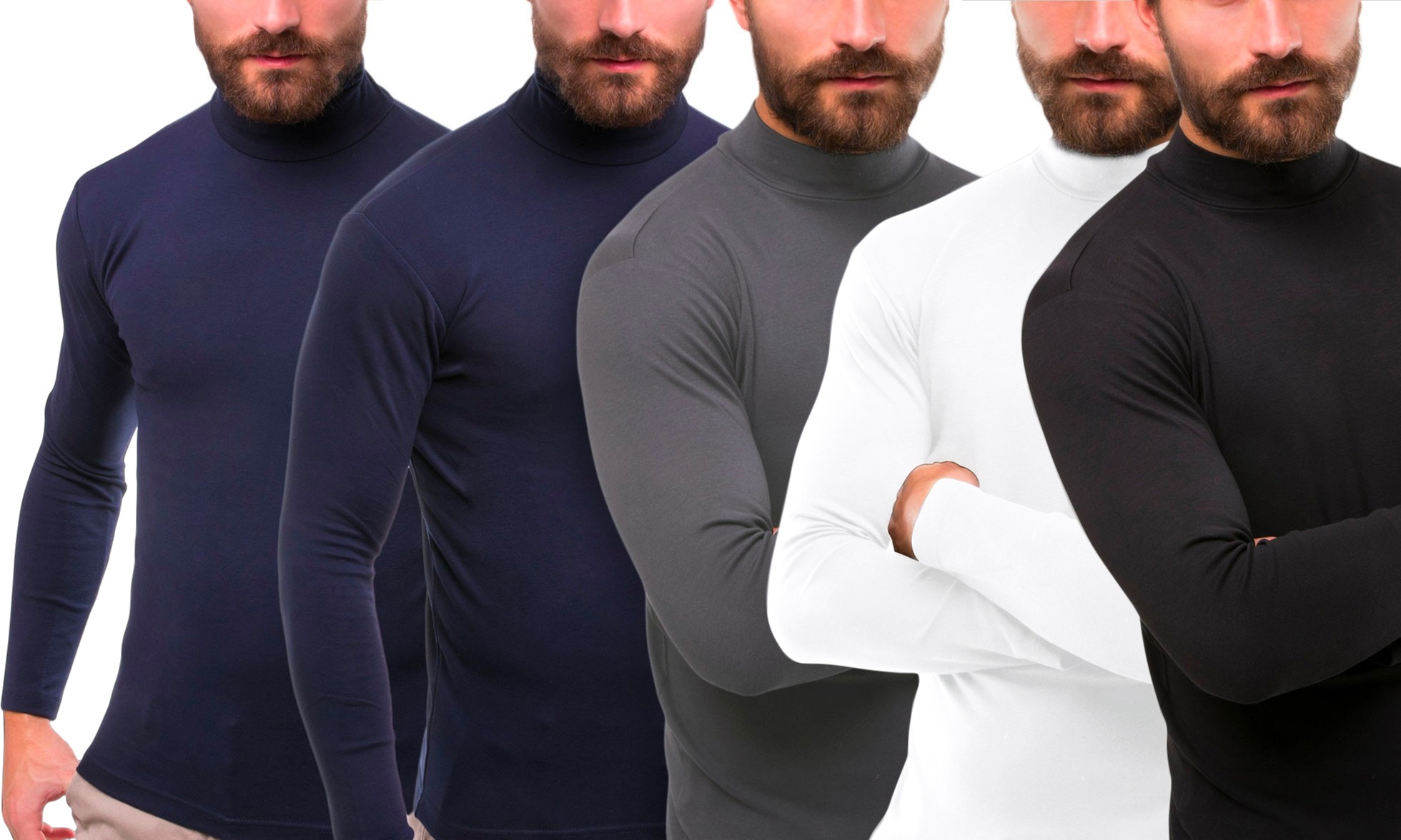 Bis zu 5x Herren-Langarmshirt