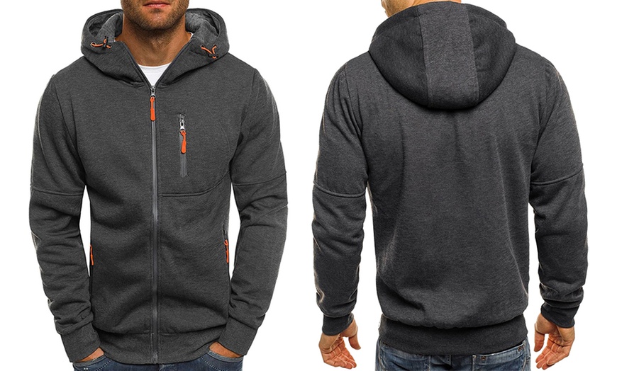 Image 3: Herren-Hoodie mit Reißverschluss