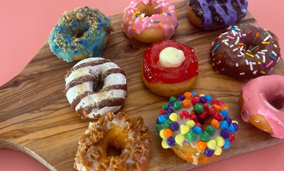 Food and Drink at Mini Donut Factory (Up to 27% Off). Two Options Available. - Primary Image