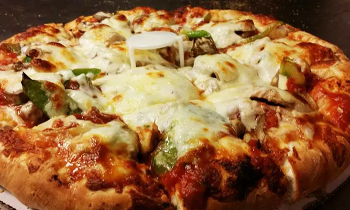 Pizza with Options for Wings or Pasta at Rosati's S. Halsted (Up to 27% Off). Three Options Available. - Primary Image
