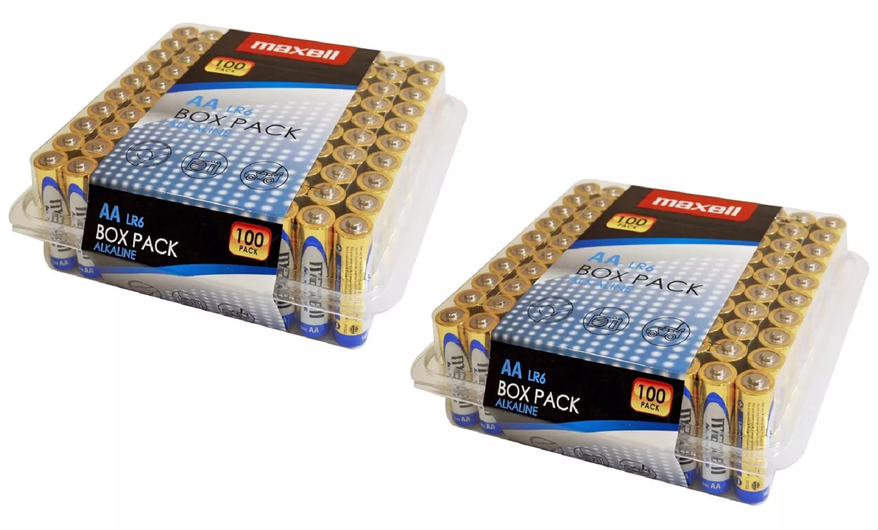 Fino a 200 batterie alcaline Maxell AA e AAA alcaline