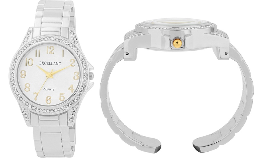 Image 3: Montre pour femme avec bracelet jonc Excellanc