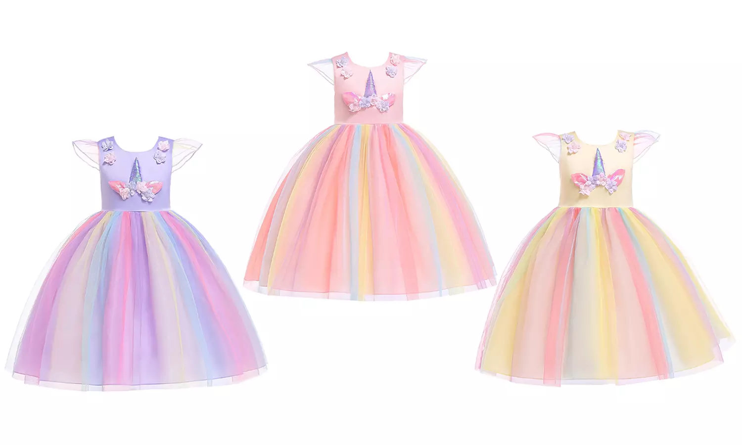 Robe tutu licorne pour fille - Primary Image