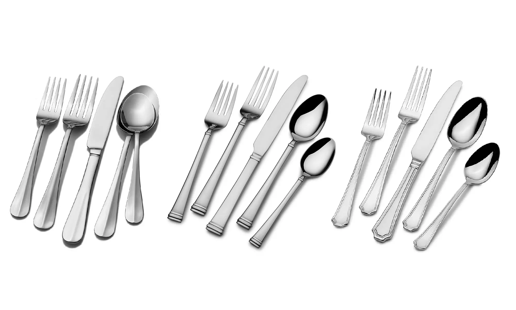 Pfaltzgraff Stainless Steel Flatware Set (20-Piece). Multiple Styles Available.  - Primary Image