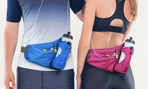 Running Belt with Water Bottle Holder