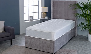 Deep Quilted Open Coil Spring Memory Foam Mattress