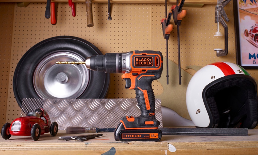 Image 2: Black + Decker Hammer Drill