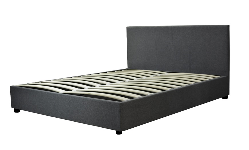 Image 5: Letto contenitore Colisée in tessuto Sampur