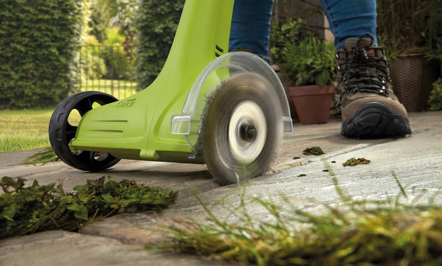 Image 3: Electric Weed Sweeper with Optional Spare Brushes