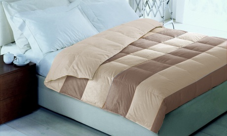 Piumino stampato in piuma naturale, disponibile in 2 misure