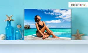 Personalised Photo Canvas in Choice of Size from Colorland