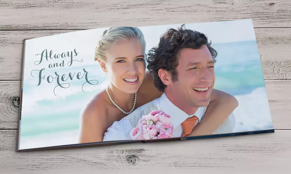 Custom Seamless Lay-Flat Photo Books from Picaboo (Up to 64% Off). Three Options Available.  - Primary Image
