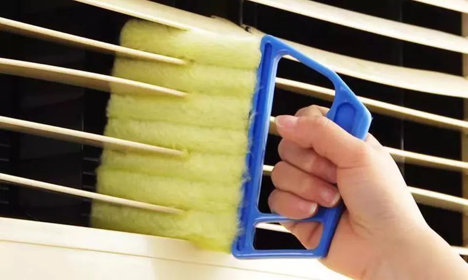 1x oder 2x Mikrofaser-Reinigungsbürste für Jalousien