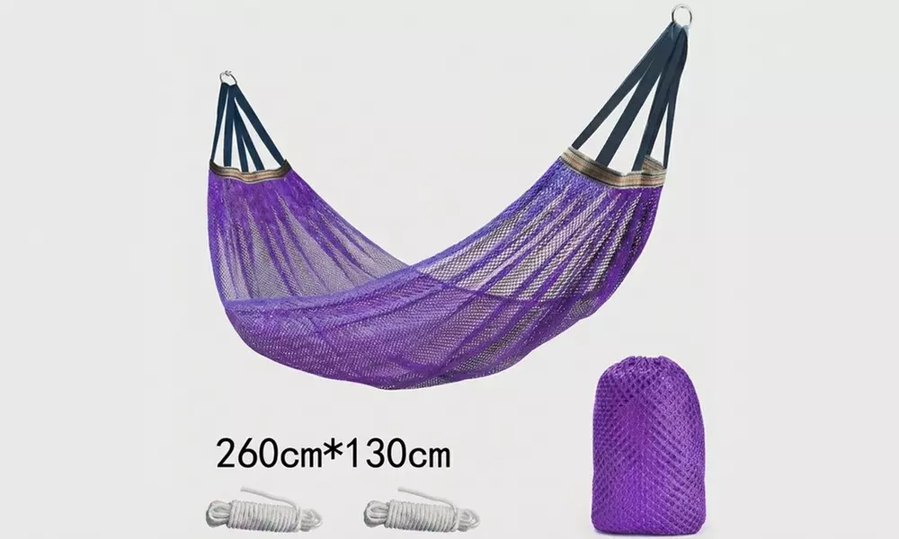 Outdoor Ice Silk Mesh Swing Hammock