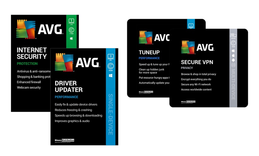 Image 1: AVG PC TuneUp, Driver Updater, Secure VPN oder Antivirus 2025