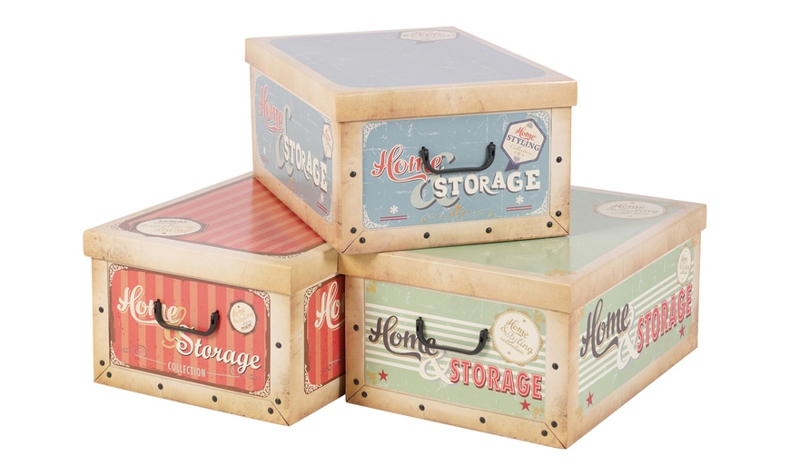 Image 10: Three Storage Boxes