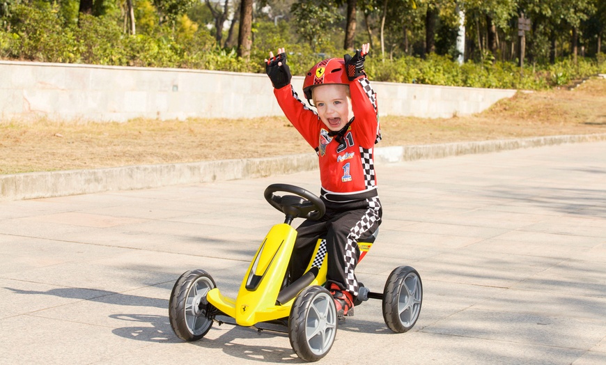 Image 4: Kids Ferrari Licensed Go-Kart