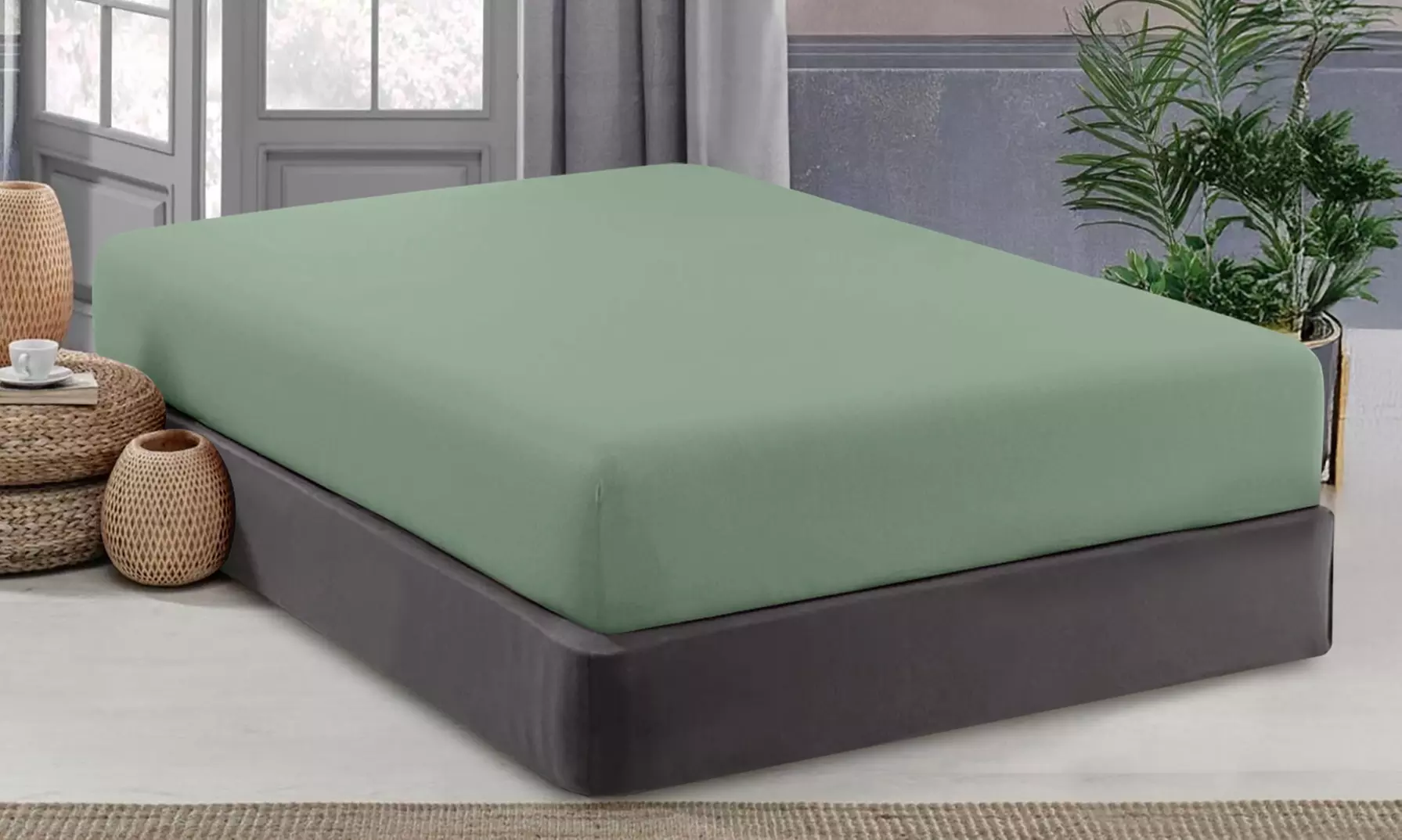 Lenzuolo sotto con angoli no stiro