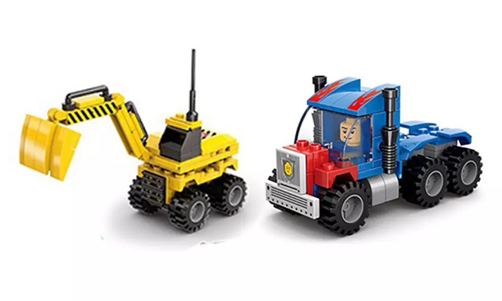 1x, 2x oder 4x Mini-Bausteine