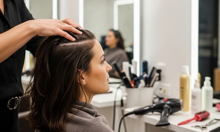 Woman's Haircut + Shampoo and Blow-dry - Lashoholics