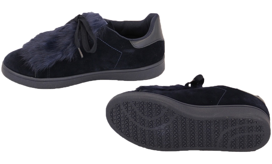 Image 7: Suede-Look Women's Trainers