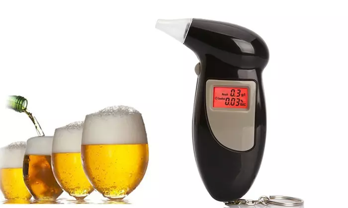 Hochpräziser Atem-Alkohol-Tester mit 5 Mundstücken - Primary Image