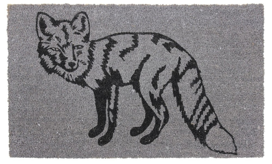 Image 2: Animal-Themed Coir Doormat