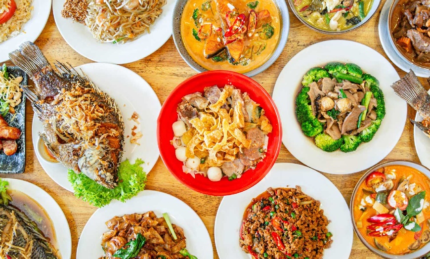 Image 1: $85 or $130 Voucher: Relish Authentic Thai Food and Drinks!