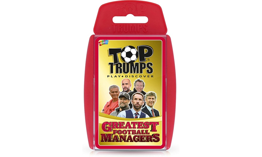 Image 1: Top Trumps Greatest Football Managers Game