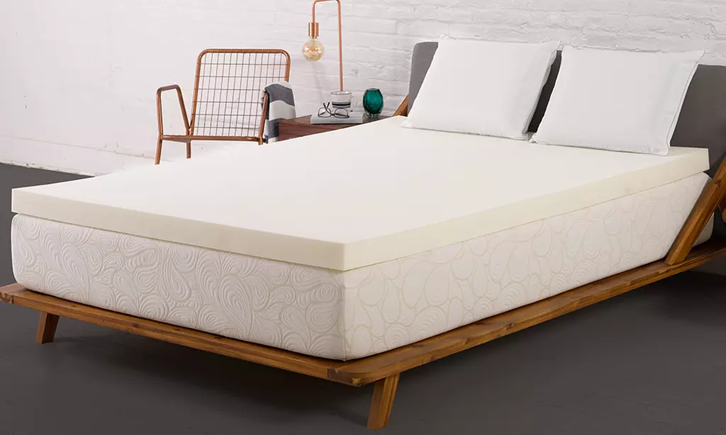 Authentic Comfort 4" Memory Foam Mattress Topper - Primary Image