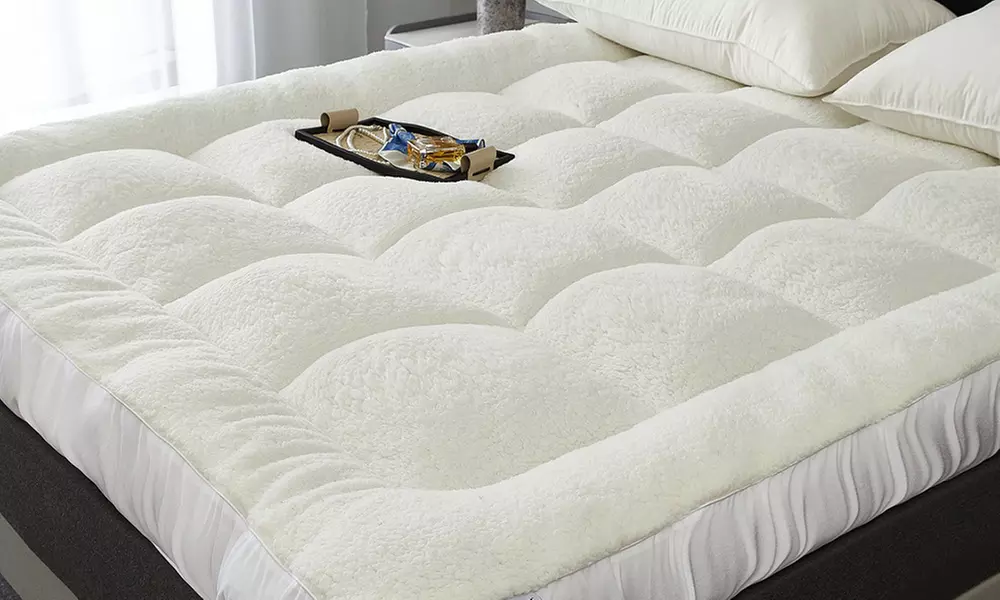 Reversible All-Season 10cm Teddy Mattress Topper