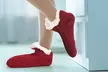 Women's Winter Thick Warm Fuzzy Slipper Socks with Grip - Second Medium