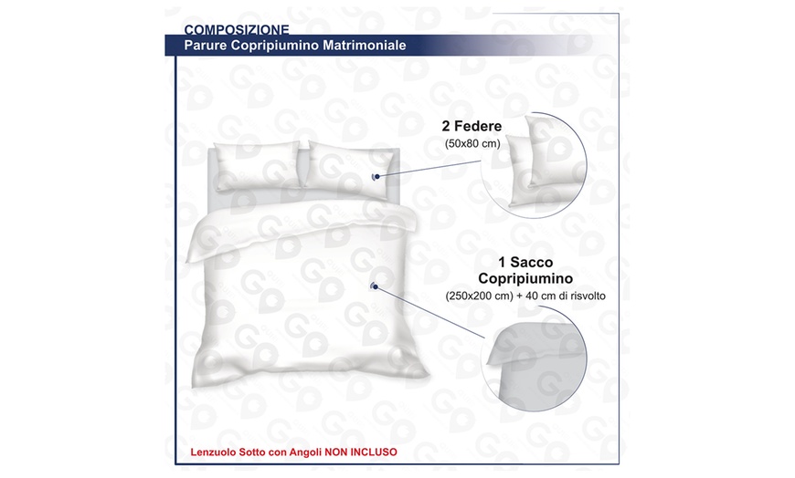 Image 14: Juego de sábanas y juego de funda nórdica para cama doble de Bassetti