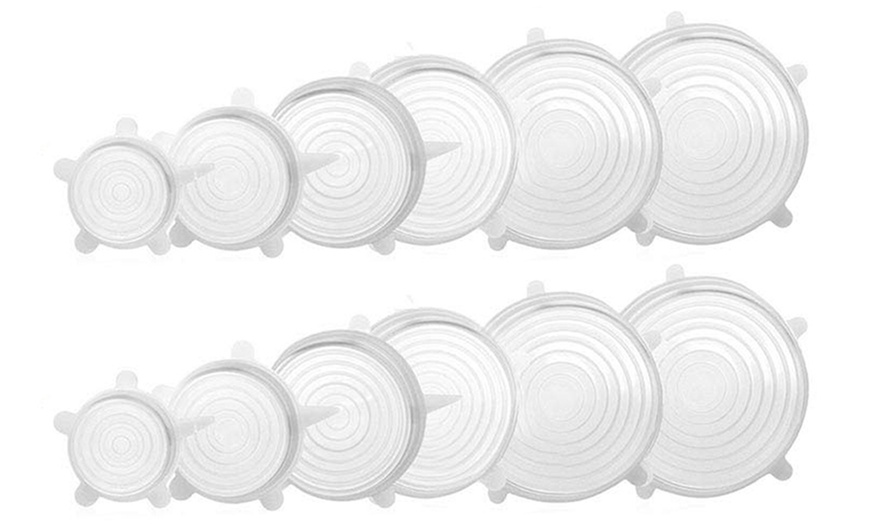 Image 8: Reusable Silicone Food Lids