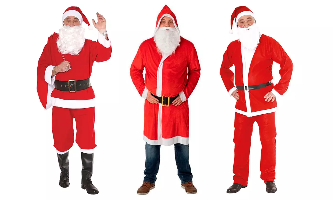 Costume de père Noël pour adultes de Fééric lights and christmas - Primary Image