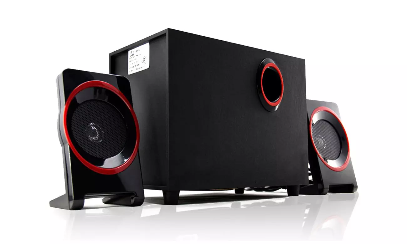 1x oder 2x Soundsystem-Anlage mit großem Subwoofer und 2 Lautsprechern,  inkl. Versand - Primary Image