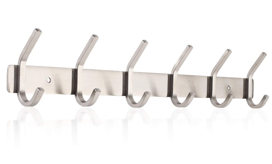 Image 1: Stainless Steel Coat Hanger