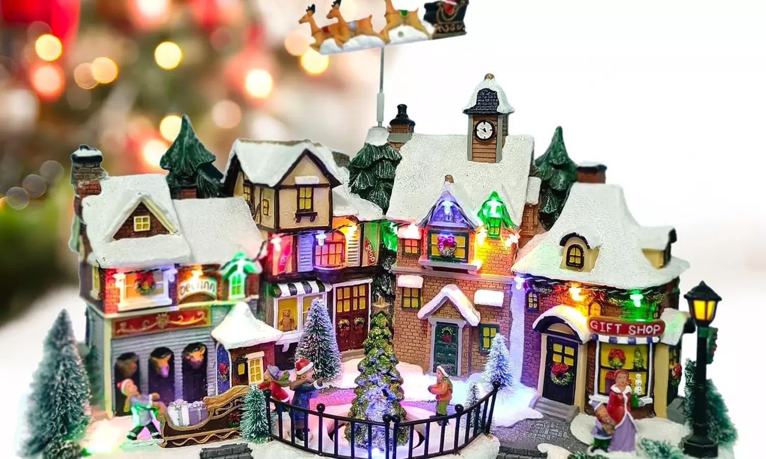 Figuras de decoración navideñas luminosas y animadas de Avilia